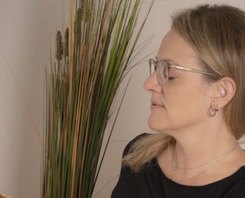 Claudia im Drehsitz